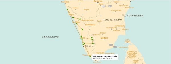 kerala itinerario 14 giorni