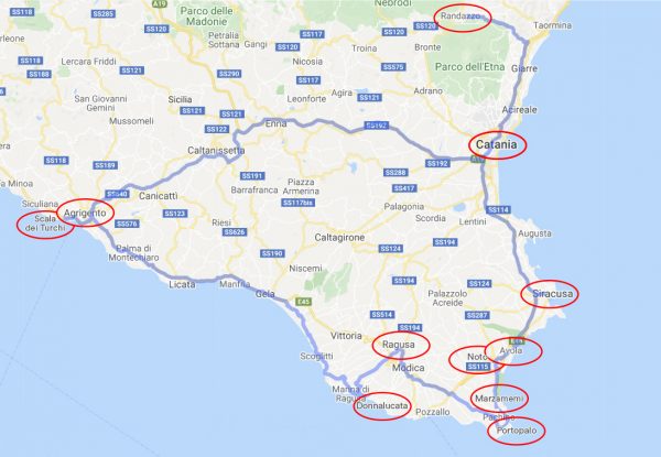 Itinerario Sicilia in camper
