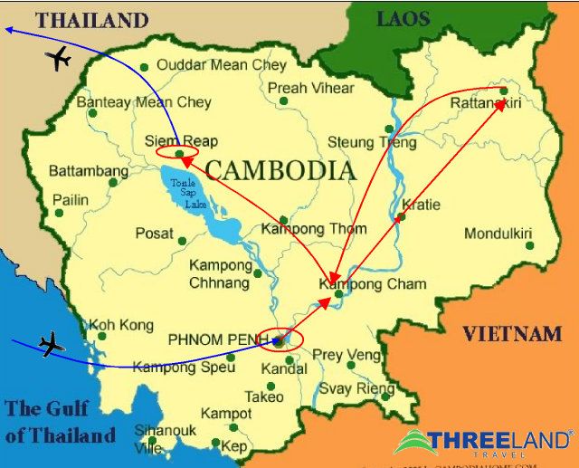 cartina siem reap